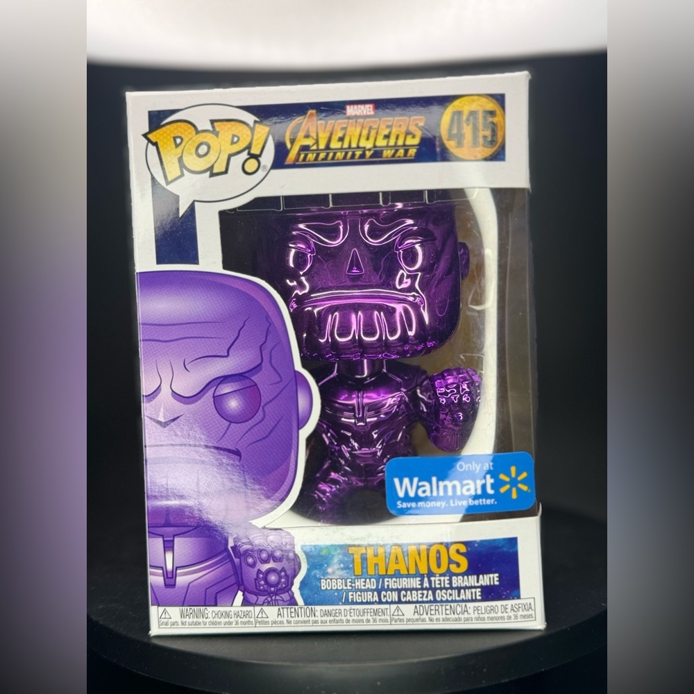 Funko POP! Marvel: Thanos #415 [Purple Chrome] Exclusive
